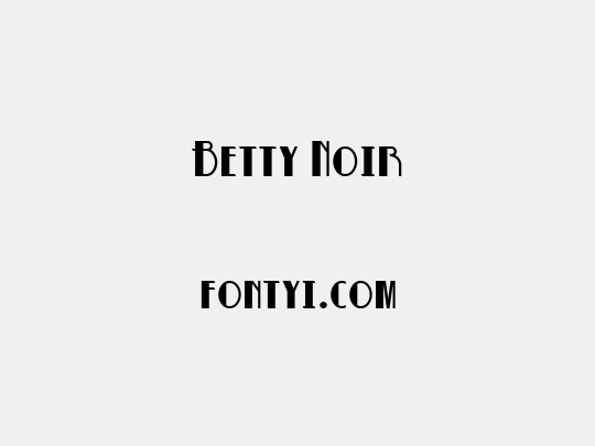 Betty Noir