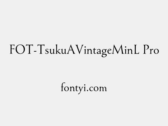 FOT-TsukuAVintageMinL Pro