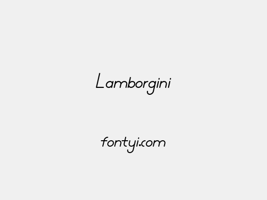 Lamborgini