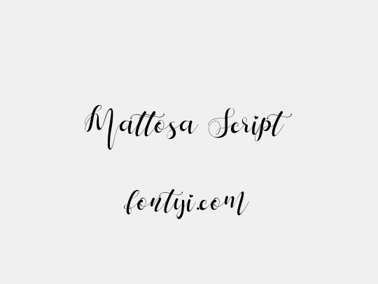 Mattosa Script