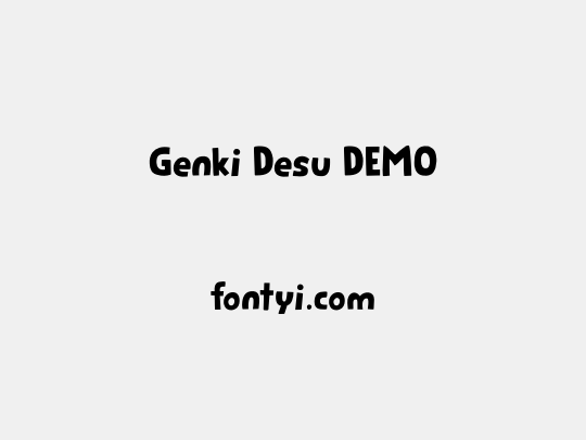 Genki Desu DEMO