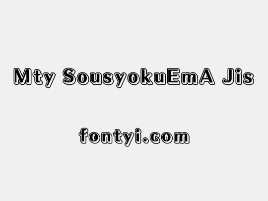 Mty SousyokuEmA Jis