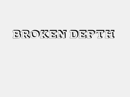 BROKEN DEPTH demo