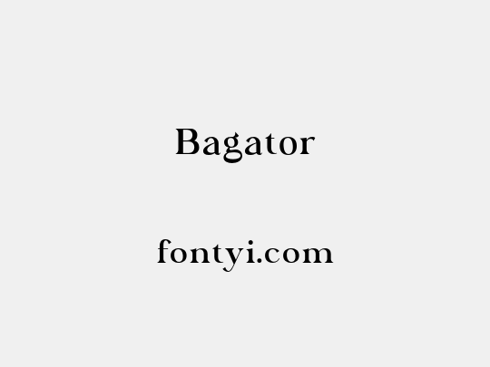 Bagator