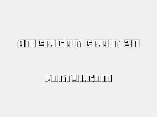 American Grain 3D
