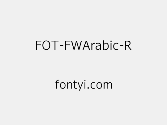 FOT-FWArabic-R