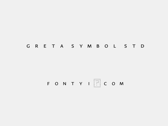 Greta Symbol Std