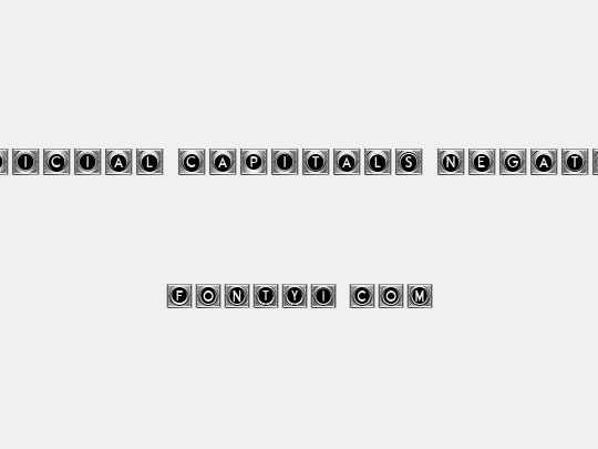 Official Capitals Negative