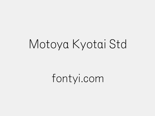 Motoya Kyotai Std