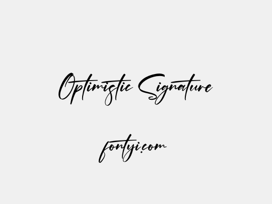 Optimistic Signature