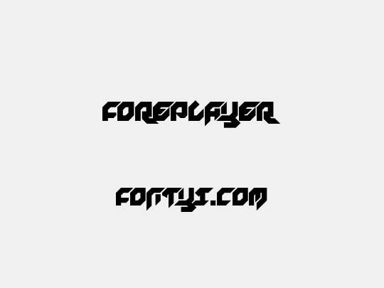 Foreplayer
