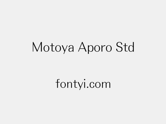 Motoya Aporo Std