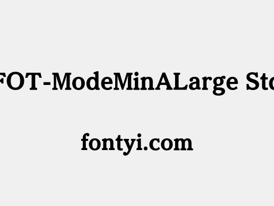 FOT-ModeMinALarge Std