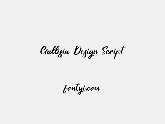  Gallisia Design Script 