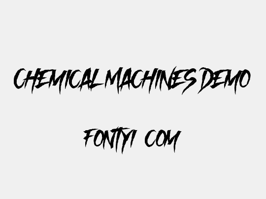 Chemical Machines Demo