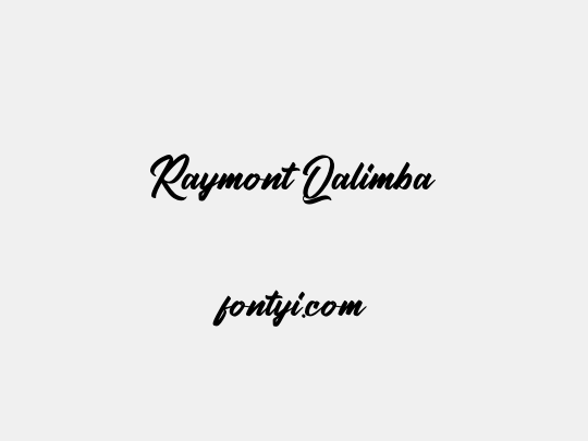 Raymont Qalimba