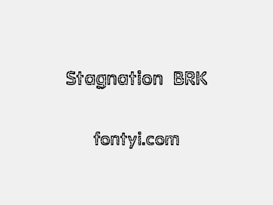 Stagnation BRK