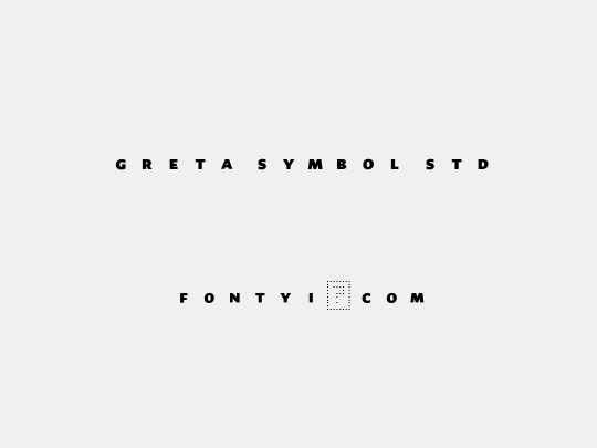 Greta Symbol Std