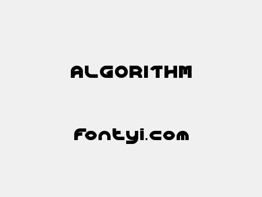 ALGORITHM