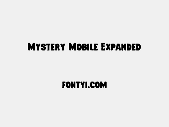 Mystery Mobile Expanded