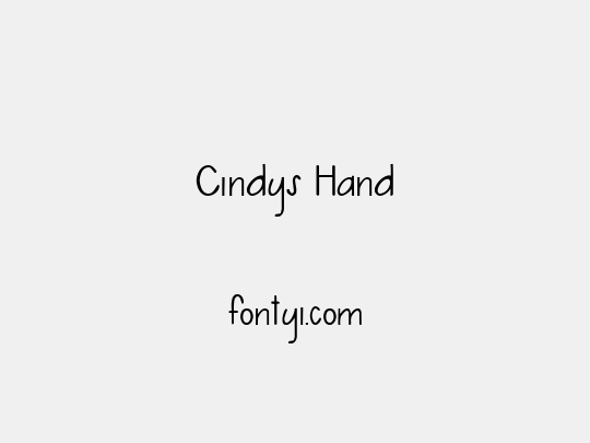 Cindys Hand