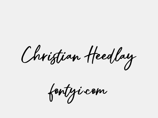 Christian Heedlay