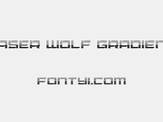 Laser Wolf Gradient