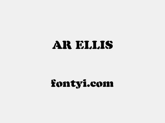 AR ELLIS