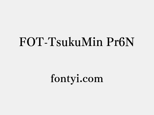 FOT-TsukuMin Pr6N