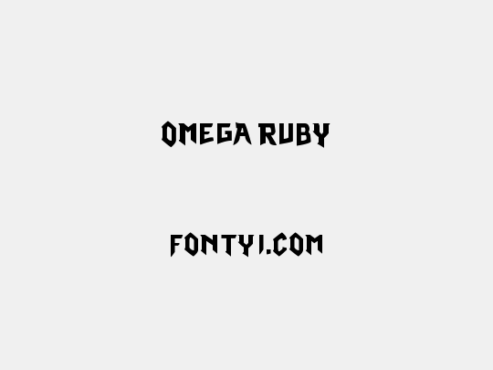 Omega Ruby