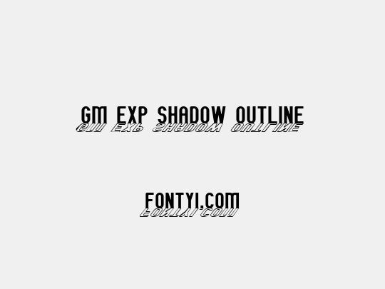 GM Exp Shadow outline