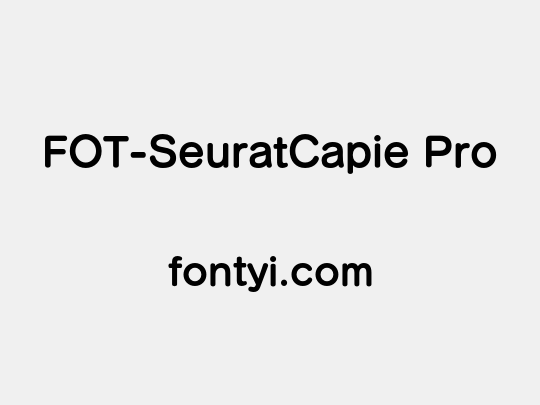 FOT-SeuratCapie Pro