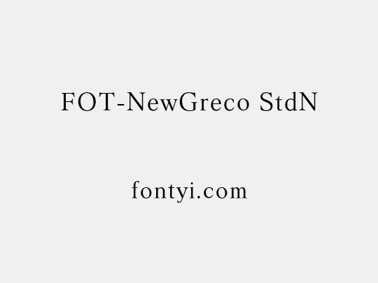 FOT-NewGreco StdN