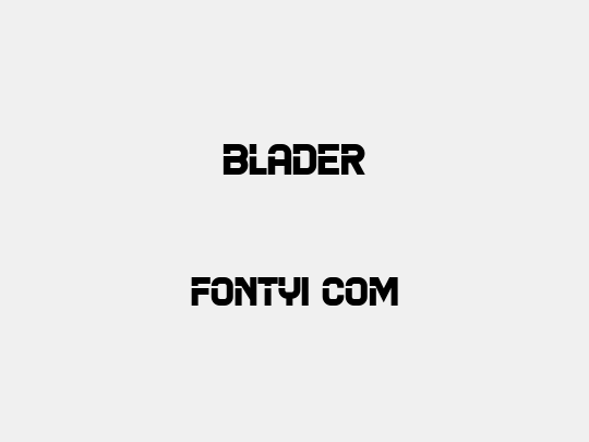Blader