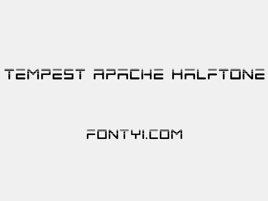 Tempest Apache Halftone