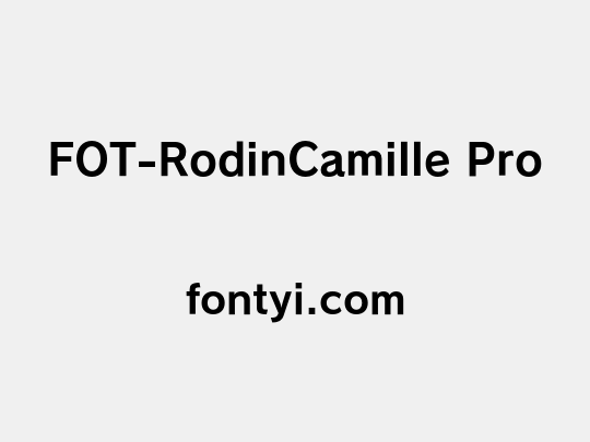 FOT-RodinCamille Pro