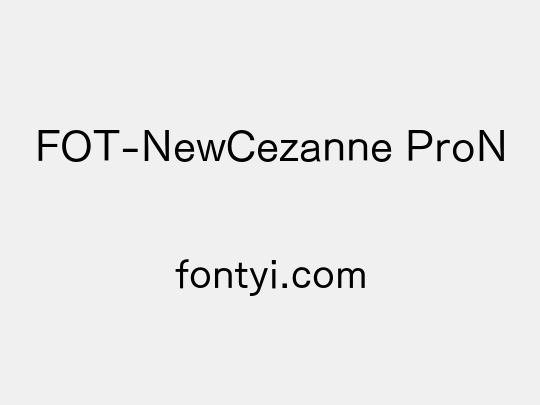 FOT-NewCezanne ProN