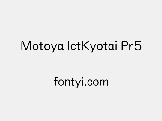 Motoya IctKyotai Pr5