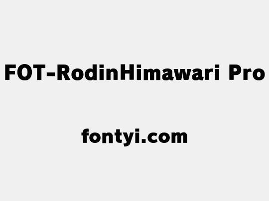 FOT-RodinHimawari Pro