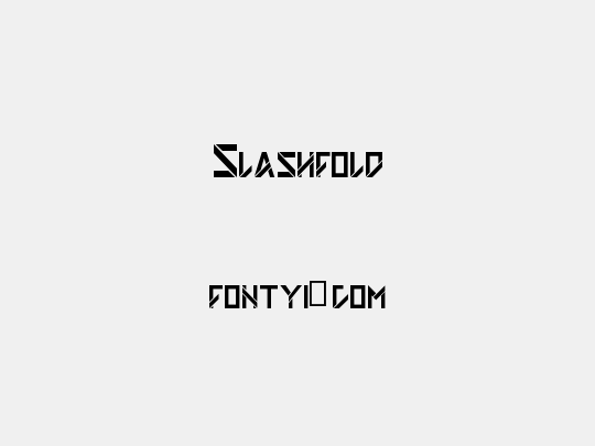 Slashfold