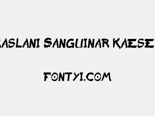 Raslani Sanguinar Kaeser