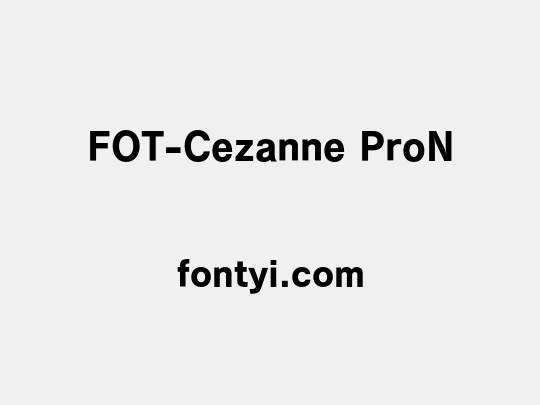 FOT-Cezanne ProN