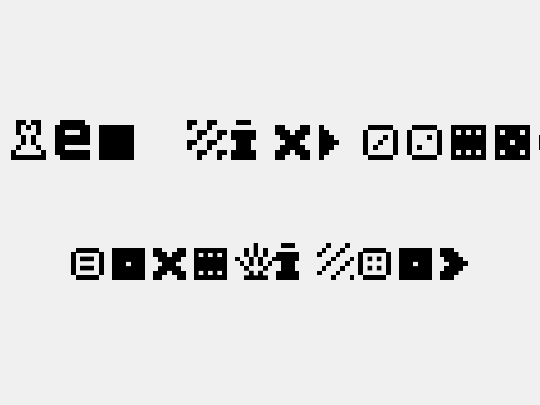 Pixel Dingbats-7