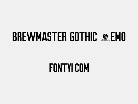 Brewmaster Gothic Demo