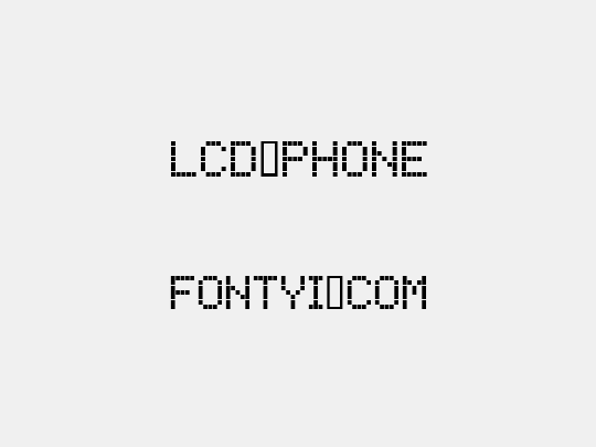 lcd phone