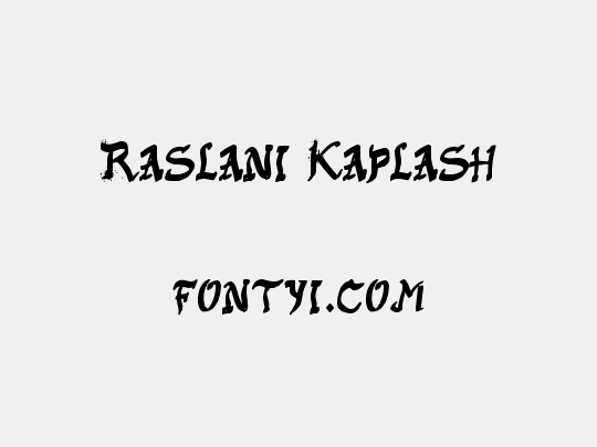 Raslani Kaplash