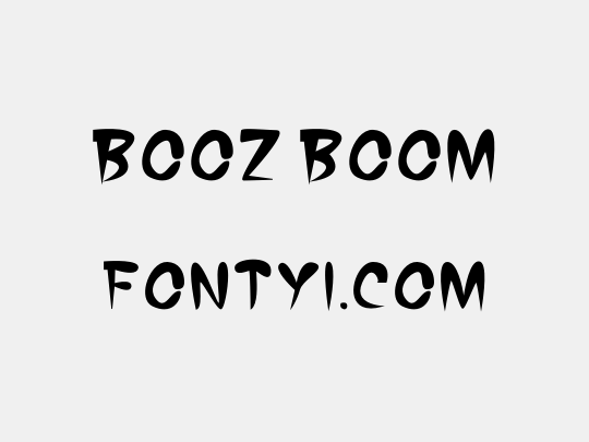 BOOZ BOOM