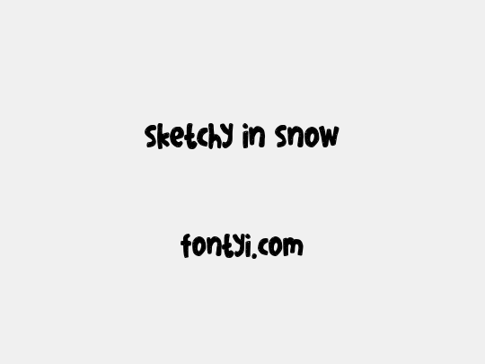 sketchy in snow