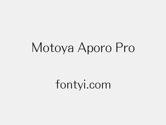 Motoya Aporo Pro