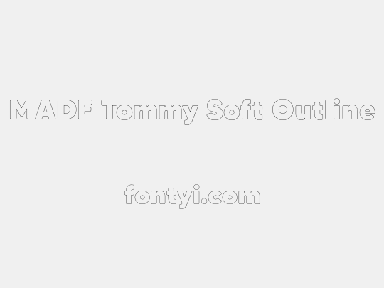 MADE Tommy Soft Outline